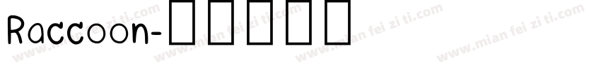 Raccoon字体转换