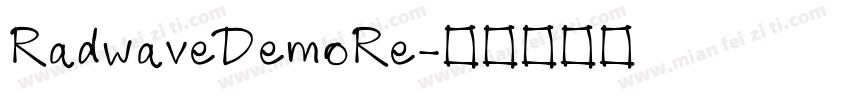 RadwaveDemoRe字体转换