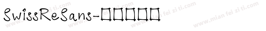 SwissReSans字体转换