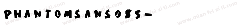 phantomsans085字体转换