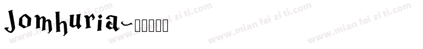 Jomhuria字体转换