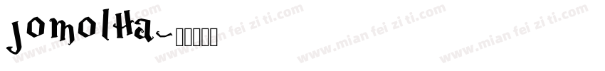 Jomolha字体转换