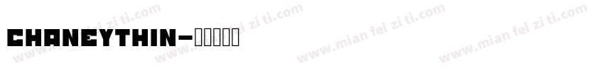 chaneythin字体转换