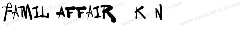 FamilyAffair-9Kxn字体转换