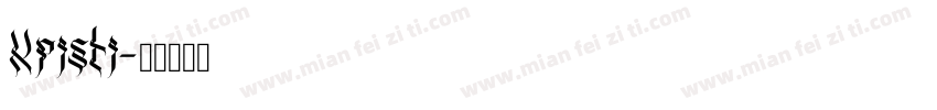 Kristi字体转换