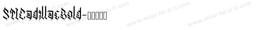 STICadillacBold字体转换