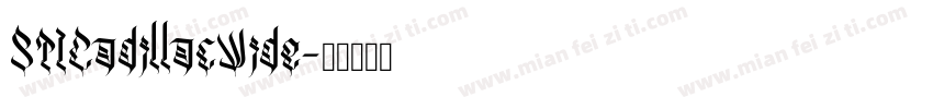 STICadillacWide字体转换