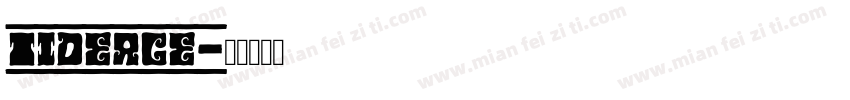 tideace字体转换
