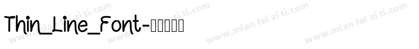 Thin_Line_Font字体转换