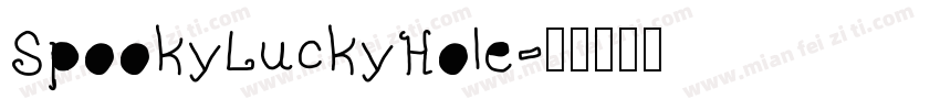 SpookyLuckyHole字体转换