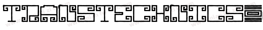 TRANSTECHNICS字体转换
