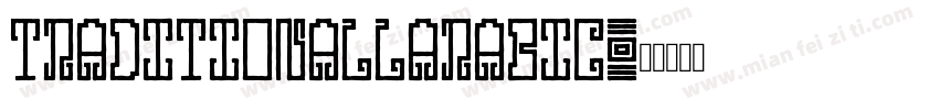 Traditionallarabic字体转换