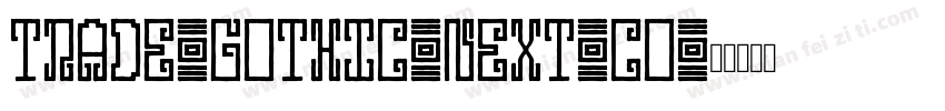 trade-gothic-next-co字体转换