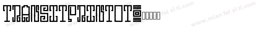 transitprintot字体转换