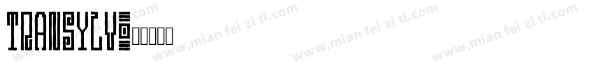 TRANSYLV字体转换