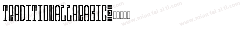Traditionallarabic字体转换