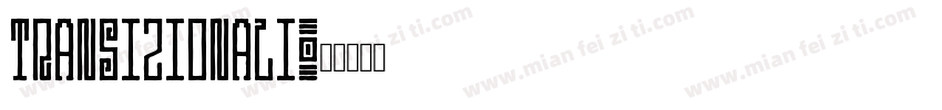transizionali字体转换