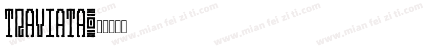 traviata字体转换
