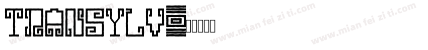 TRANSYLV字体转换