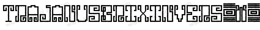 TrajanusbrixInvers-W字体转换