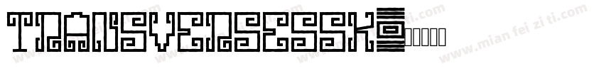 TransverseSSK字体转换