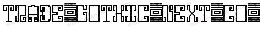 trade-gothic-next-co字体转换