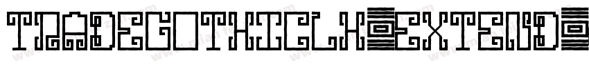 tradegothiclh-extend字体转换