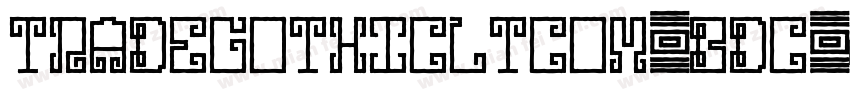 tradegothicltcom-bdc字体转换