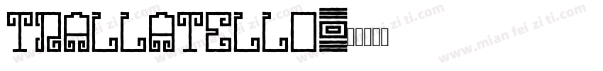 trallatello字体转换