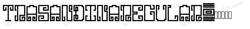 trasandinaregular字体转换
