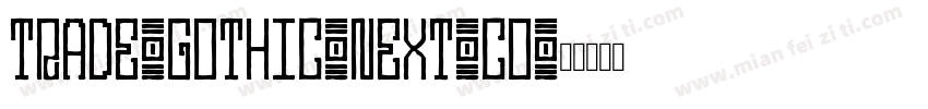 trade-gothic-next-co字体转换