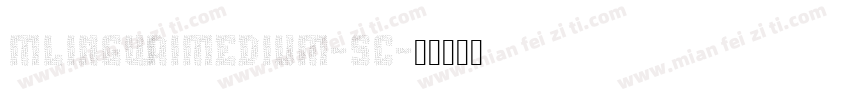 MLingWaiMedium-SC字体转换