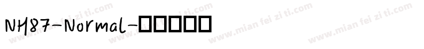 NH87-Normal字体转换