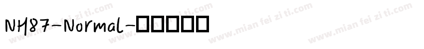 NH87-Normal字体转换