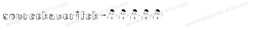 sourcehanerifch字体转换