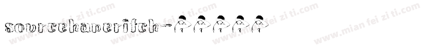 sourcehanerifch字体转换