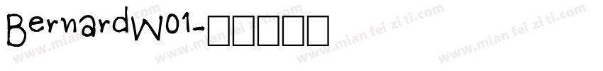 BernardW01字体转换