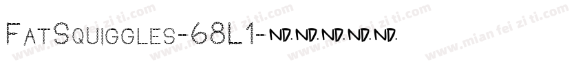 FatSquiggles-68L1字体转换