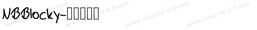 NBBlocky字体转换