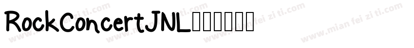 RockConcertJNL字体转换