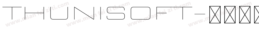 THUNISOFT字体转换