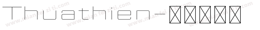 Thuathien字体转换