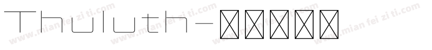 Thuluth字体转换