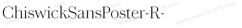 ChiswickSansPoster-R字体转换