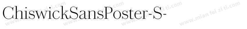 ChiswickSansPoster-S字体转换