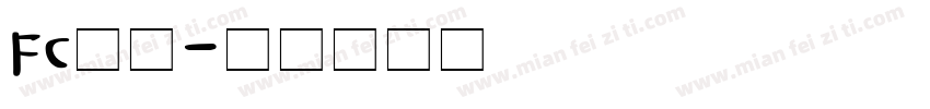 FC黑体字体转换