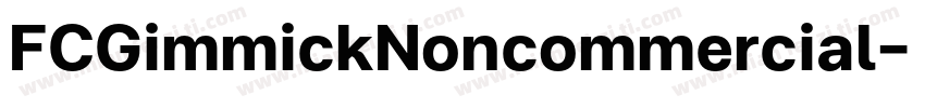 FCGimmickNoncommercial字体转换