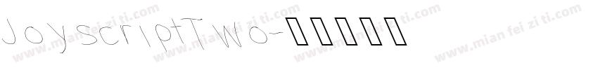 JoyscriptTwo字体转换