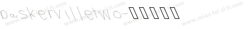 baskervilletwo字体转换