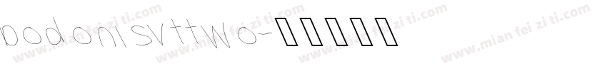 bodonisvttwo字体转换